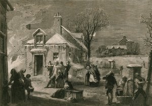 Das Haus am Feuer am Heiligabend von Richard Principal Leitch